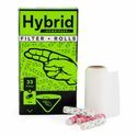 Kombipakke - 33 filtertips + 4 m rullepapir (hybrid)