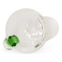 Glascylinder-bowl med glassi (Black Leaf)