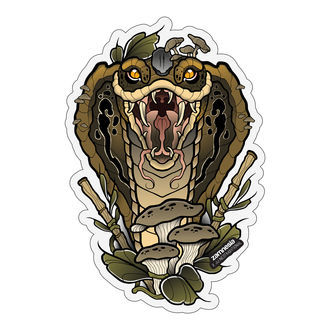 Stigende kobra - Sticker (TRIBE)
