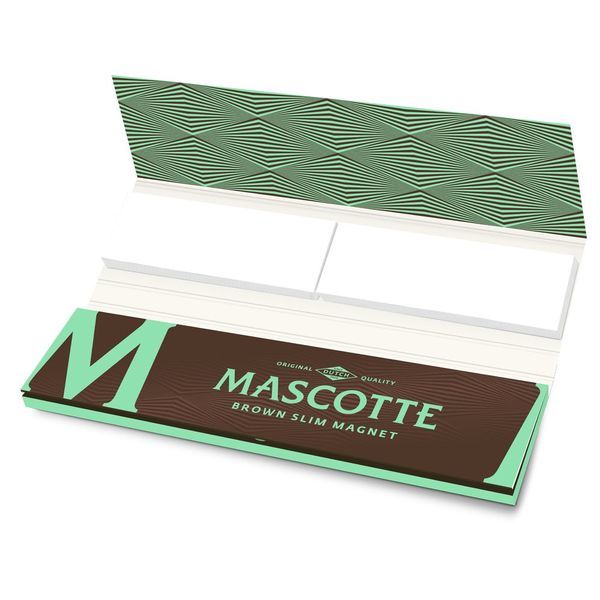 Mascotte Brown Slim Size rullepapir + afrivbare tips