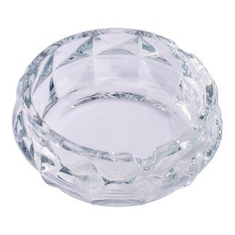 Eksklusivt facetslebet askeb&aelig;ger i glas (Fujima)