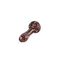 Skeformet pibe med farvet swirl