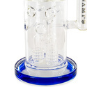 Barrel-brusehoved drum honeycomb bong 20'' (Tsunami Glass)