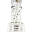 Barrel-brusehoved drum honeycomb bong 20'' (Tsunami Glass)