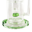 Sprinkler cube-perkolator bong 14'' (Tsunami Glass)
