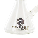 Bong med bægerbund og ice catcher 15'' (Tsunami Glass)