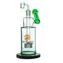 Dab rig med sidehals og showerhead-perkolator 10'' (Tsunami Glass)