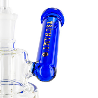 Dab rig med sidehals og showerhead-perkolator 10'' (Tsunami Glass)