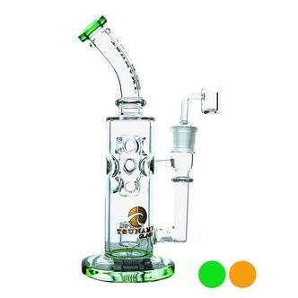 Swiss dab-rig med brusehoved 11'' (Tsunami Glass)