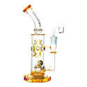 Showerhead Swiss dab rig 11" (Tsunami Glass)