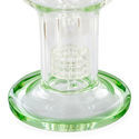Shower head-globe dab rig 11" (Tsunami Glass)