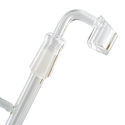 Shower head-globe dab rig 11" (Tsunami Glass)
