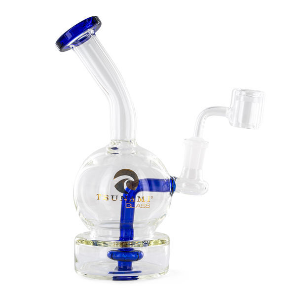 Koncentrat-rig med showerhead-perkolator 7'' (Tsunami Glass)