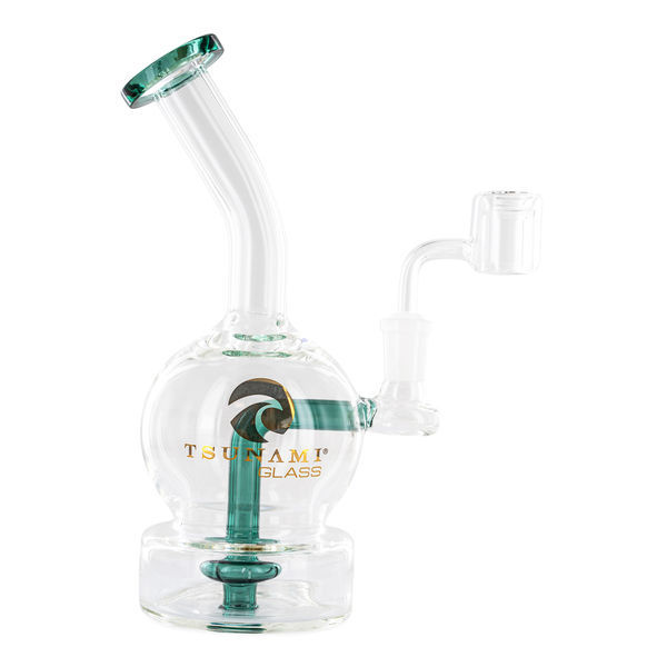 Koncentrat-rig med showerhead-perkolator 7'' (Tsunami Glass)