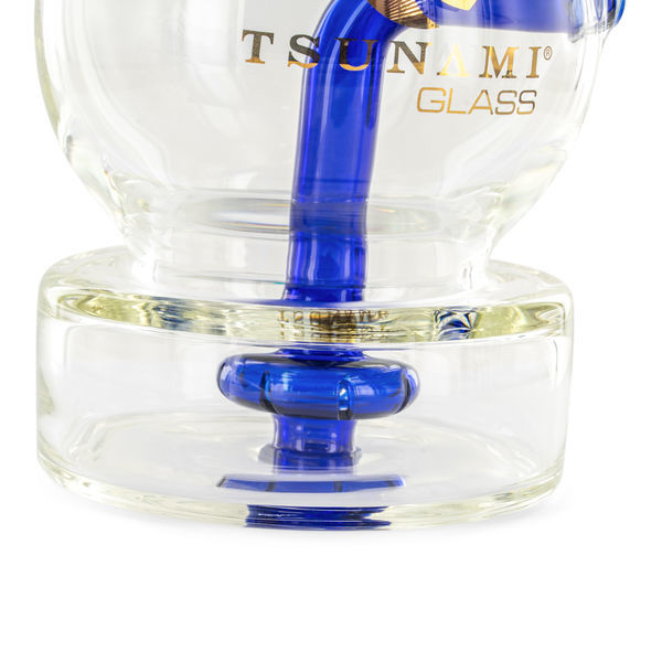 Koncentrat-rig med showerhead-perkolator 7'' (Tsunami Glass)
