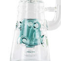 Concentrate-rig med showerhead-perkolator, Swiss, 9'' (Tsunami Glass)