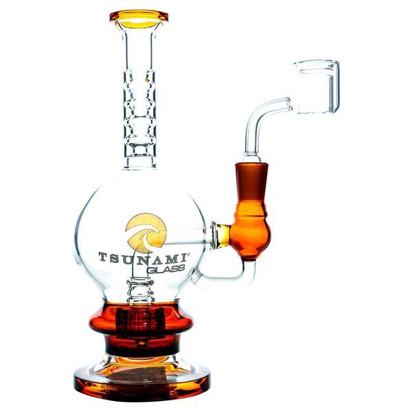 Dab-rig med brusehoved 8″ (Tsunami Glass)