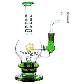 Dab-rig med brusehoved 8″ (Tsunami Glass)