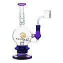 Dab-rig med brusehoved 8″ (Tsunami Glass)