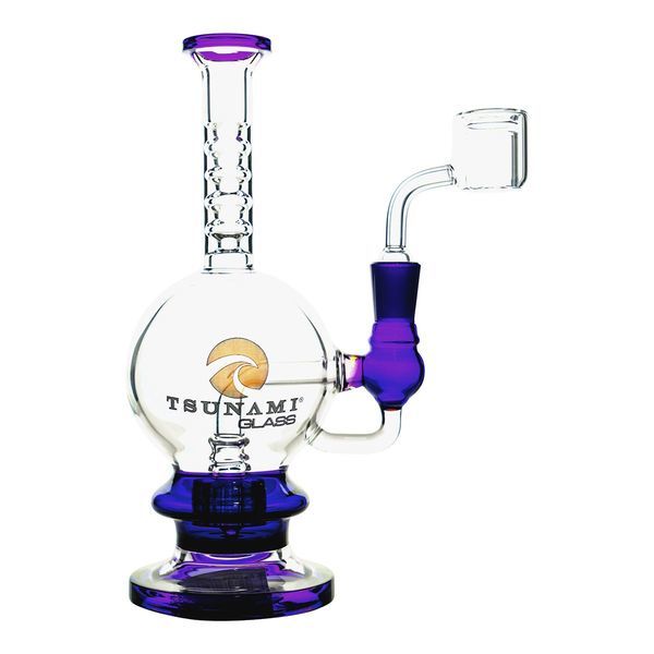 Dab-rig med brusehoved 8″ (Tsunami Glass)