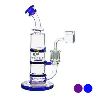 Double honeycomb turbine dab rig 80 (Tsunami Glass)