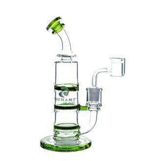 Double honeycomb turbine dab rig 80 (Tsunami Glass)