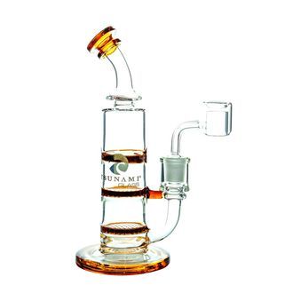 Double honeycomb turbine dab rig 80 (Tsunami Glass)