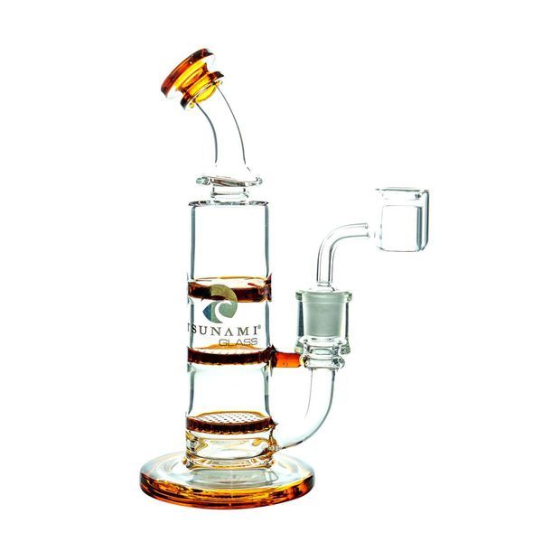 Double honeycomb turbine dab rig 80 (Tsunami Glass)