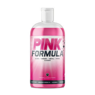 Ikke-slibende glasrens 16 oz (pink formel)