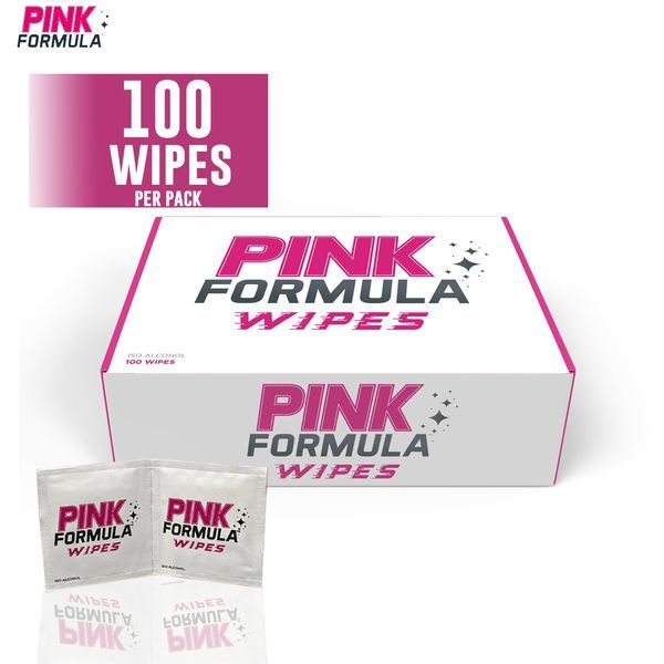 Isopropylservietter – 100 stk. (pink formel)