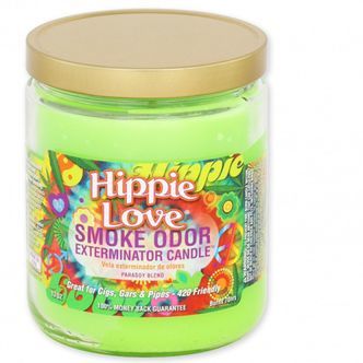 Candle Hippie Love (r&oslash;g-lugtfjerner) 13 oz