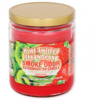 Duftlys med kiwi og Twisted Strawberry (Smoke Odor Exterminator) 13 oz