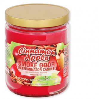 Duftlys med kanel og &aelig;ble (Smoke Odor Exterminator) 13 oz