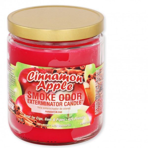 Duftlys med kanel og æble (Smoke Odor Exterminator)