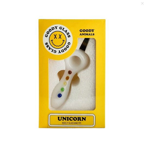 Unicorn glaspibe (Goody Glass)