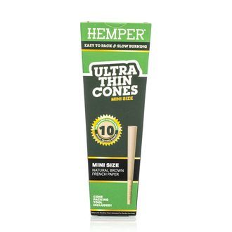 Hemper ultratynde brune mini-cones