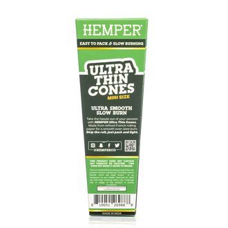 Hemper ultratynde brune mini-cones