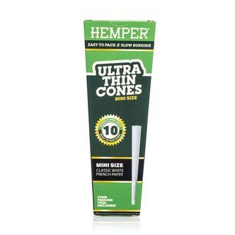 Hemper ultratynde hvide mini cones