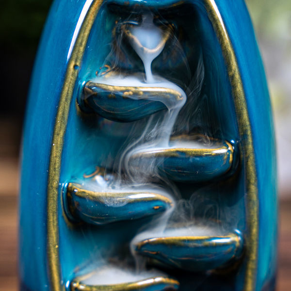 Backflow-røgelsesholder Blue Waterfall