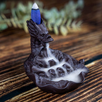 Backflow røgelsesholder drage