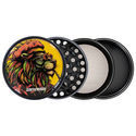 Blazing Beasts Metalgrinder-kollektion (Zamnesia) – 4-delt Ø50 mm