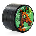 Blazing Beasts Metalgrinder-kollektion (Zamnesia) – 4-delt Ø50 mm