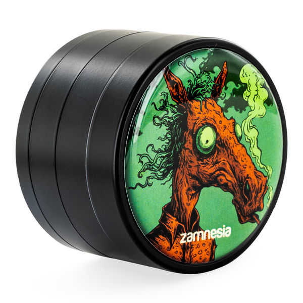 Blazing Beasts Metalgrinder-kollektion (Zamnesia) – 4-delt Ø50 mm