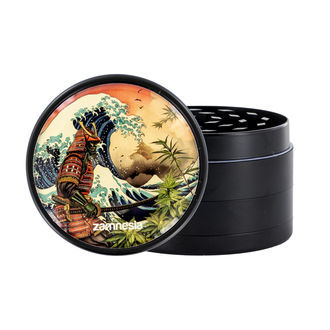 Rising Sun Metalgrinder-kollektion (Zamnesia) – 4-delt Ø50 mm