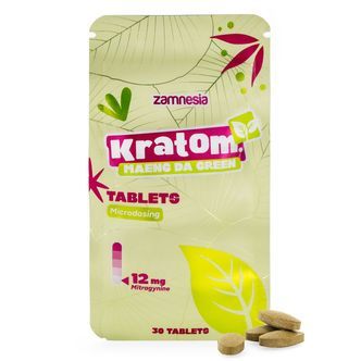 Kratomtabletter - Maeng Da Green (Zamnesia)
