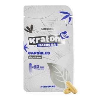 Kratom-kapsler – 65 mg ekstrakt (Zamnesia)