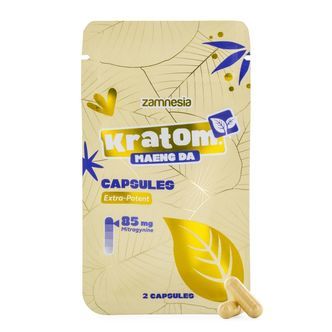 Kratom-kapsler - 85 mg ekstrakt (Zamnesia)