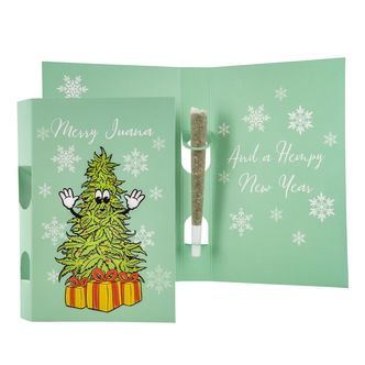 Julekort "Merry Juana"