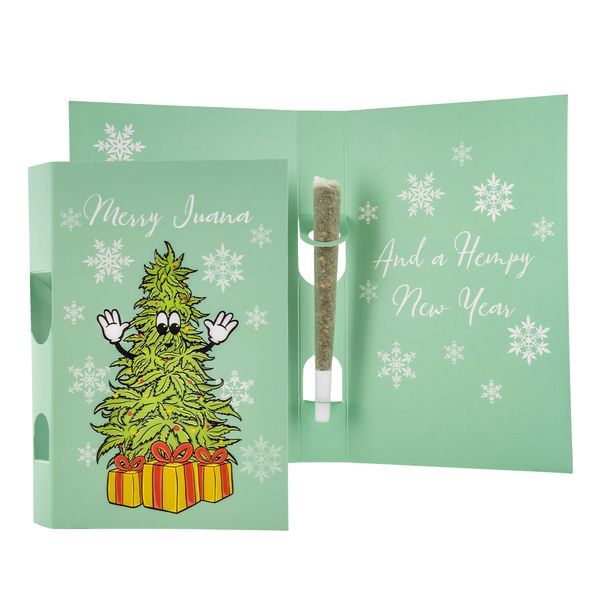 Julekort "Merry Juana"