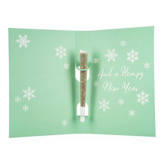 Julekort "Merry Juana"